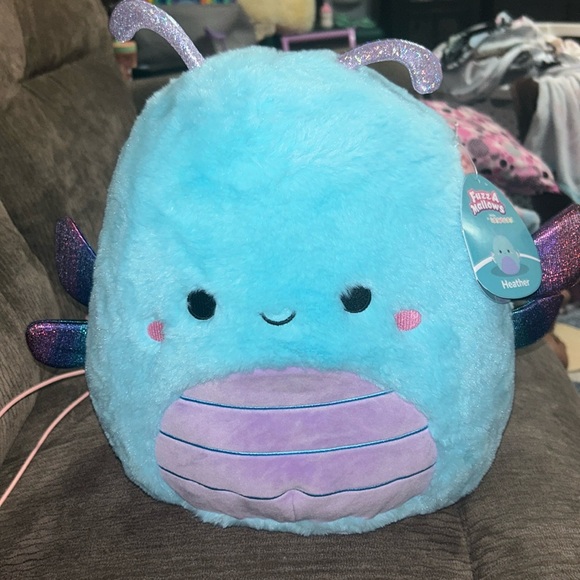 Squishmallows Other - NWT Heather the Dragonfly Fuzzamallow 12 inch